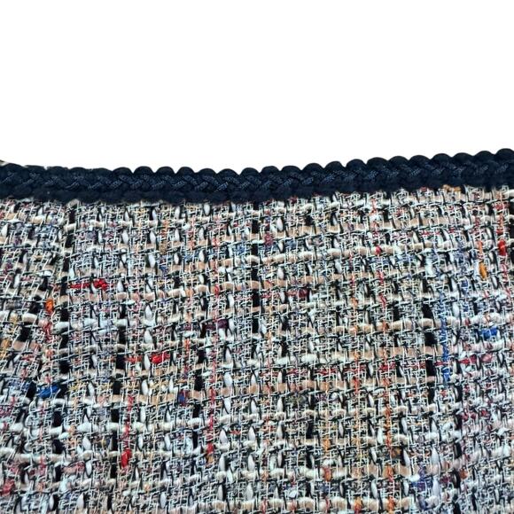 LOFT Tweed Pocket Shift Mini Skirt NEW Colorful Lined Office Siren NWT Size 12 - Picture 12 of 13